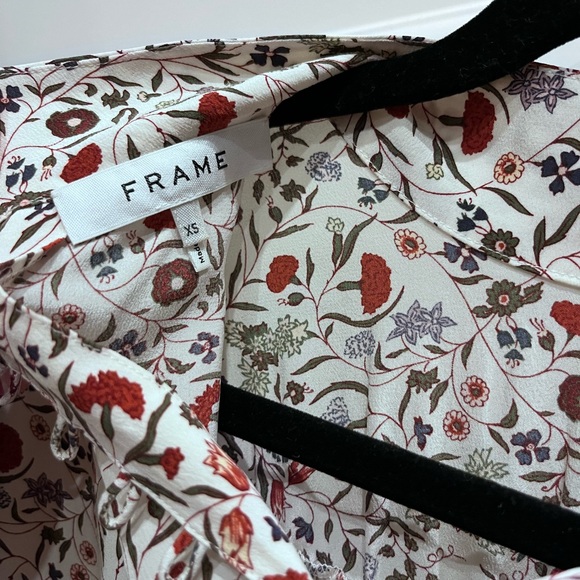 Frame smocked shift dress - size XS - Picture 8 of 9